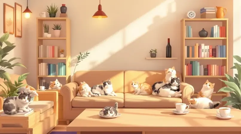 猫咪咖啡馆 - 飘花影院热门短片封面